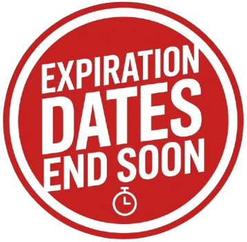 Expiration Dates End Soon